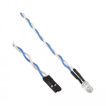 InLine Mainboard Power / HDD LED, azul, 5 mm, 0,8 m