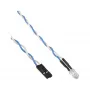 InLine Mainboard Power / HDD LED, azul, 5 mm, 0,8 m