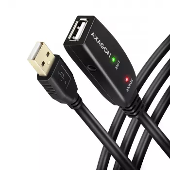 Cabo de extensão/repetidor ativo Axagon ADR-215 USB 2.0 A-M -> A-F 15 m