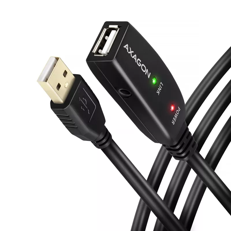Cabo de extensão/repetidor ativo Axagon ADR-215 USB 2.0 A-M -> A-F 15 m