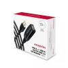 Cabo de extensão/repetidor ativo Axagon ADR-215 USB 2.0 A-M -> A-F 15 m