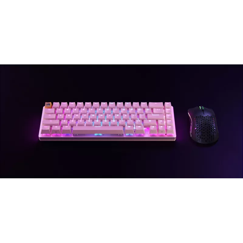Teclado Glorious Gaming GMMK 2 USB US International rosa