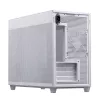 Caixa de PC ASUS AP201 PRIME CASE TG BRANCO Mini Tower — micro ATX, vidro temperado, 3×3,5 polegadas, 1×2,5 polegadas, USB-A×2, USB-C×1