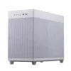Caixa de PC ASUS AP201 PRIME CASE TG BRANCO Mini Tower — micro ATX, vidro temperado, 3×3,5 polegadas, 1×2,5 polegadas, USB-A×2, USB-C×1