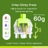 Interruptores mecânicos Glorious Gaming Glorious Raptor Clicky – 36 unidades