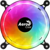 Aerocool PGS Spectro 12 FRGB ventoinha de caixa de 120 mm, preta / translúcida