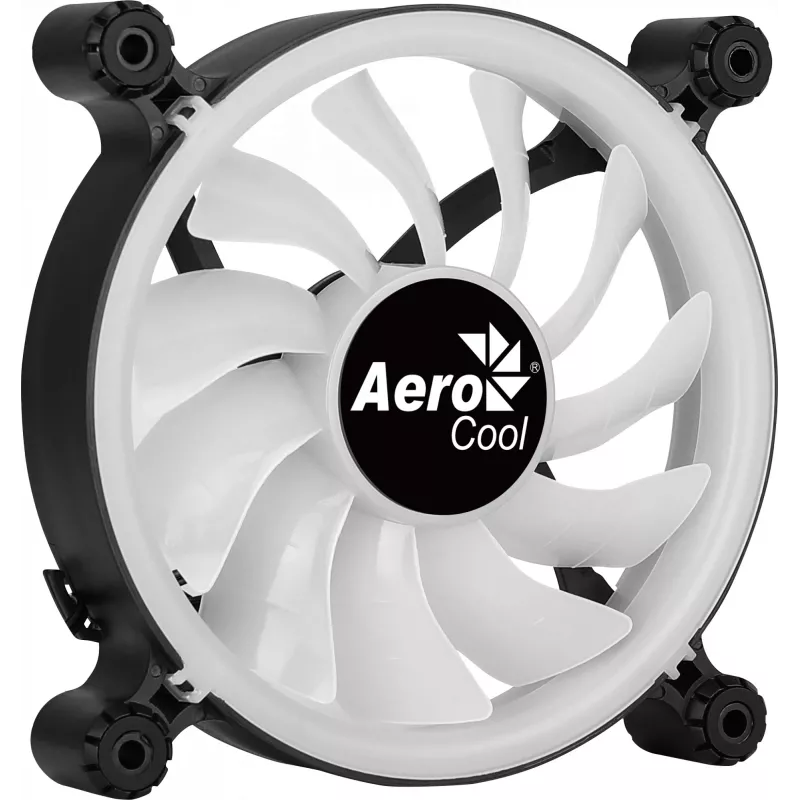 Aerocool PGS Spectro 12 FRGB ventoinha de caixa de 120 mm, preta / translúcida