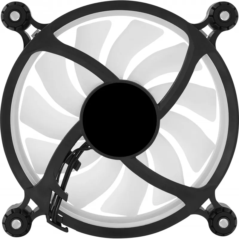 Aerocool PGS Spectro 12 FRGB ventoinha de caixa de 120 mm, preta / translúcida