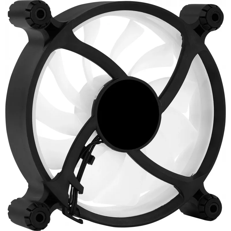 Aerocool PGS Spectro 12 FRGB ventoinha de caixa de 120 mm, preta / translúcida