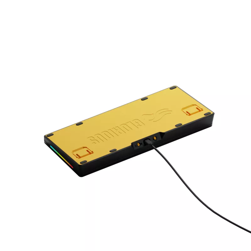 Glorious Gaming GMMK 3 75% Barebones com fios preto – ISO, 75%, com fios, USB, LED RGB, preto