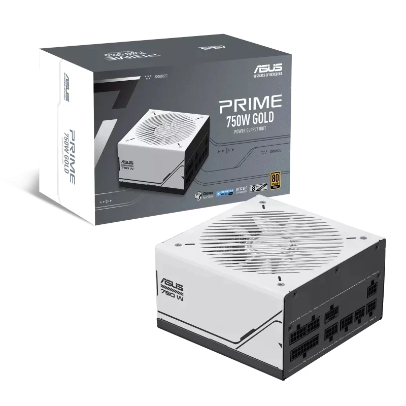 Fonte de alimentação ASUS Prime 750W Gold ( AP-750G ) 20+4 Pin ATX ATX preto, branco