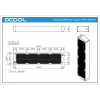 Alphacool NexXxoS UT60 Full Copper X-Flow radiador 14240, 480 mm, preto