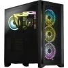 Caixa mid-tower CORSAIR - Icue 4000d RGB Airflow - preto