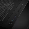 Caixa de PC Kolink Observatory Y AMD SE ARGB midi tower preto, transparente
