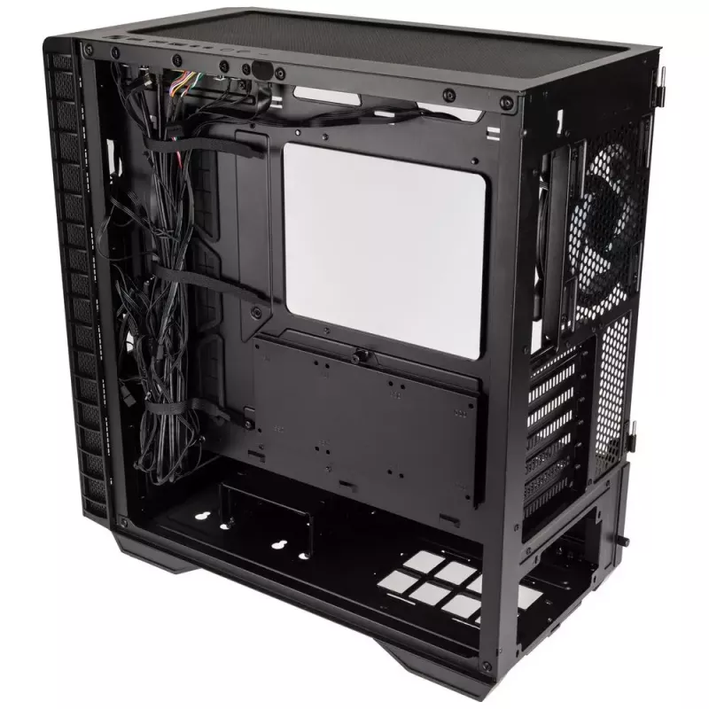 Caixa de PC Kolink Observatory Y AMD SE ARGB midi tower preto, transparente