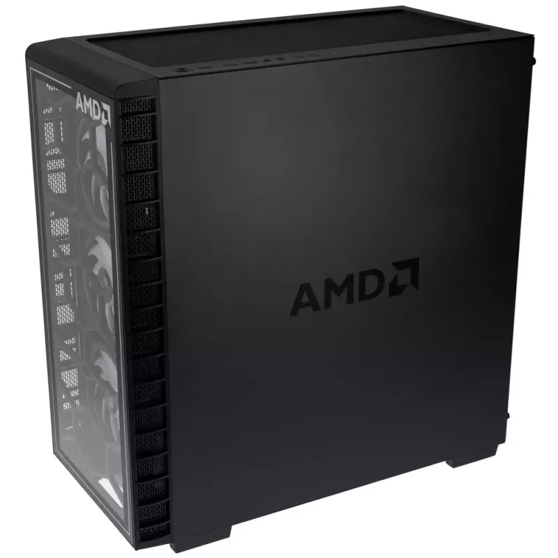 Caixa de PC Kolink Observatory Y AMD SE ARGB midi tower preto, transparente