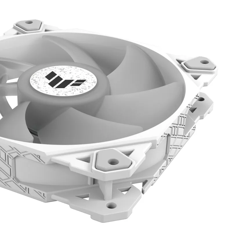 Dissipador de ar para caixa de computador ASUS TUF GAMING TF120 ARGB WHITE EDITION 12 cm 1 unid.