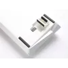 Teclado Ducky One 3 Mini Pure White Gaming USB alemão mecânico RGB