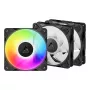 Ventoinha de caixa 120 mm PWM A-RGB pack de 3, Arctic Freezer P12 Pro A-RGB — 131 m³/h, rolamento deslizante, opções preto/branco