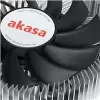 Dissipador de CPU Akasa Al LGA1700 para Thin Mini-ITX — dissipador de alumínio plano