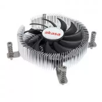 Dissipador de CPU Akasa Al LGA1700 para Thin Mini-ITX — dissipador de alumínio plano