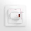 Carregador de parede Axagon ACU-QC19W 1x QC3.0/AFC/FCP/SMART 19W branco
