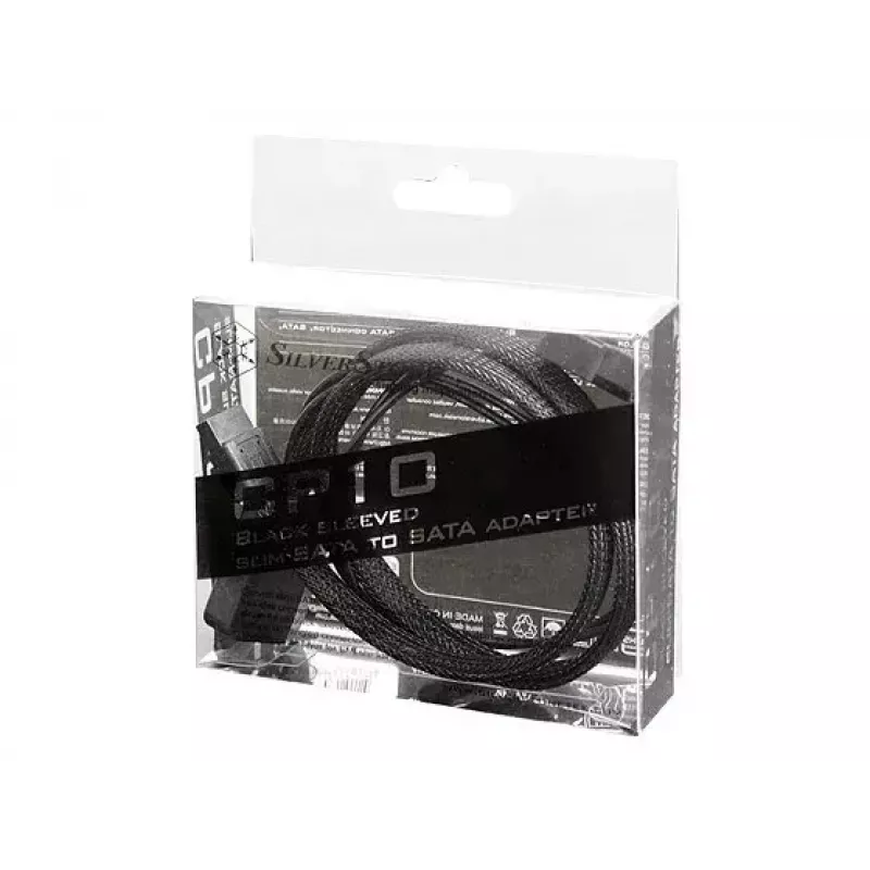 Cabo SilverStone CP10 0,5 m SATA 6-Pin Slimline conector macho