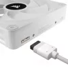 Ventoinha para caixa de computador CORSAIR 12 cm branca 3 unidades (co-9051006-ww)