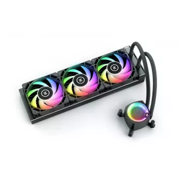 Refrigerador líquido EK Water Blocks Nucleus AIO CR360 Lux D-RGB 12 cm preto