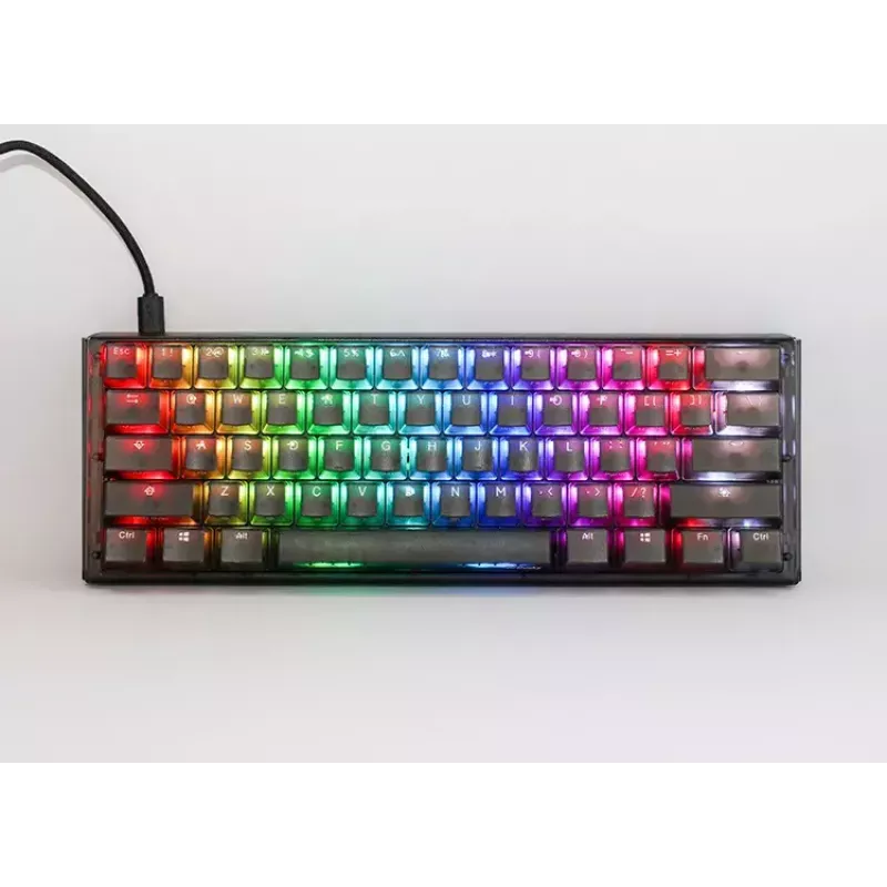 Teclado Ducky One 3 Mini gaming USB preto mecânico RGB LED