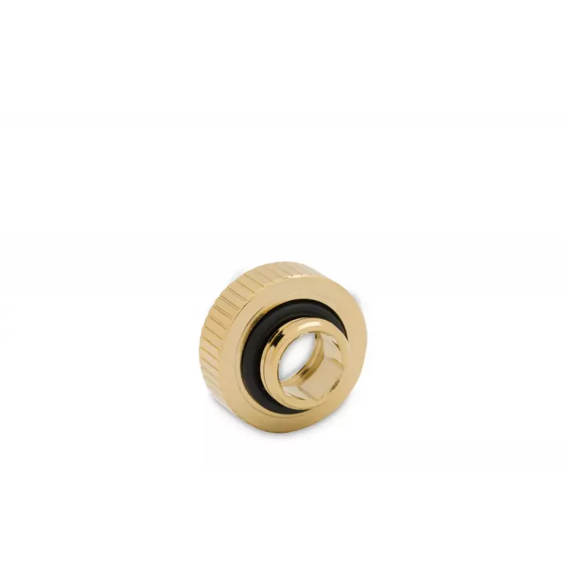 Conector EK Water Blocks latão dourado 7 mm de altura 2,3 cm de diâmetro