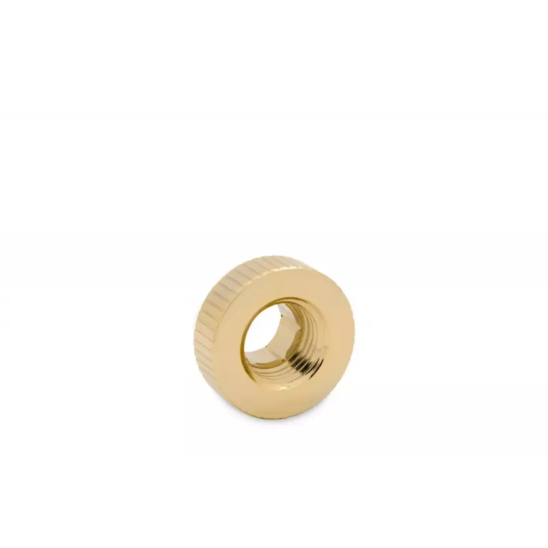 Conector EK Water Blocks latão dourado 7 mm de altura 2,3 cm de diâmetro