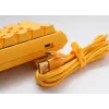Teclado Ducky One 3 Gelb Mini Gaming USB Alemão Mecânico RGB