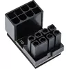 Adaptador de alimentação interno InLine 180° ATX 8-Pin ficha conector fêmea preto 26638E