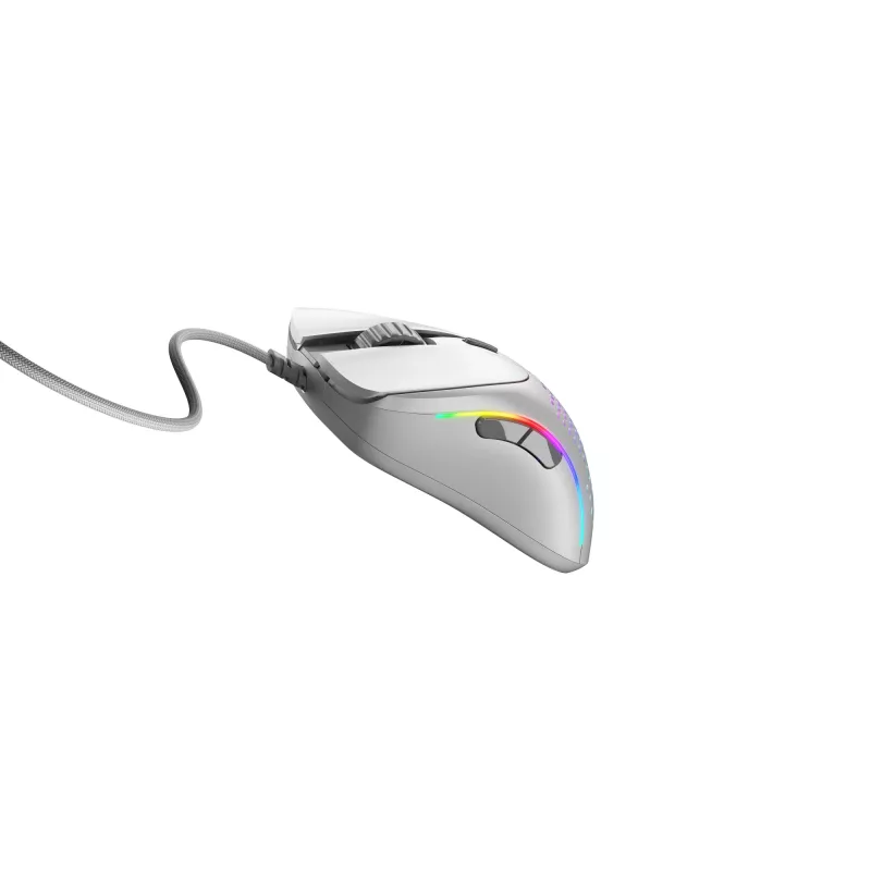 Glorious Gaming Glorious Model D 2 Wired - branco mate, destro, ótico, USB Type-A, 26000 DPI, branco