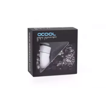 Conjunto de montagem Alphacool Eiszapfen adaptador angular 45° rotativo G1/4