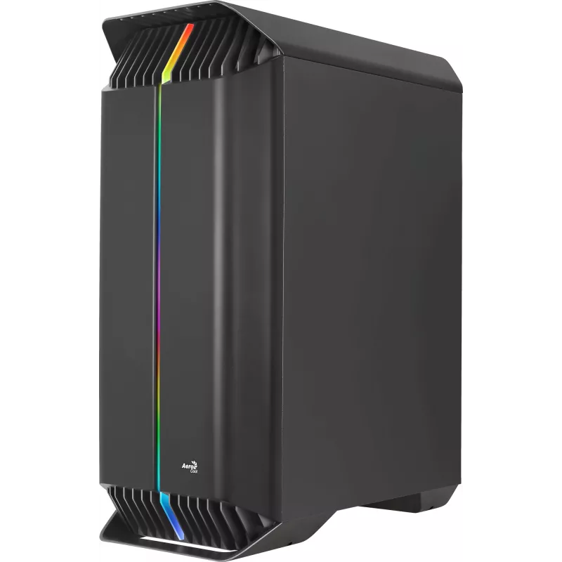 Caixa de gaming Aerocool GLADIATOR DUO ATX 3x ventoinhas ARGB 12cm, Midi Tower, PC, preto, ATX, micro ATX, Mini-ITX, ABS, SPCC, Gaming