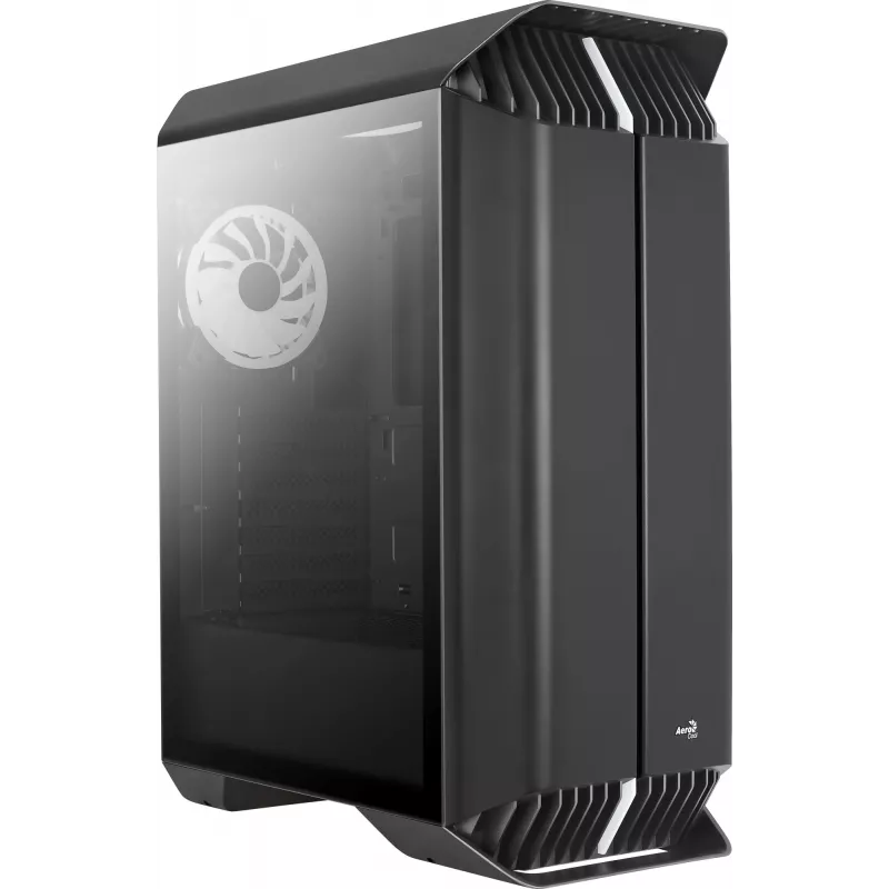 Caixa de gaming Aerocool GLADIATOR DUO ATX 3x ventoinhas ARGB 12cm, Midi Tower, PC, preto, ATX, micro ATX, Mini-ITX, ABS, SPCC, Gaming