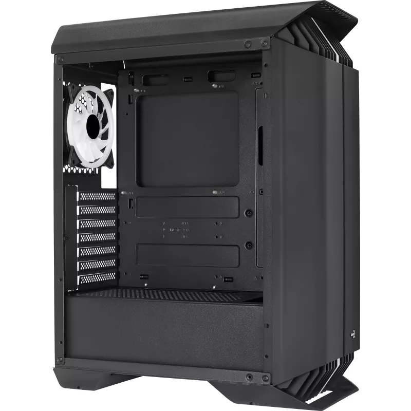 Caixa de gaming Aerocool GLADIATOR DUO ATX 3x ventoinhas ARGB 12cm, Midi Tower, PC, preto, ATX, micro ATX, Mini-ITX, ABS, SPCC, Gaming