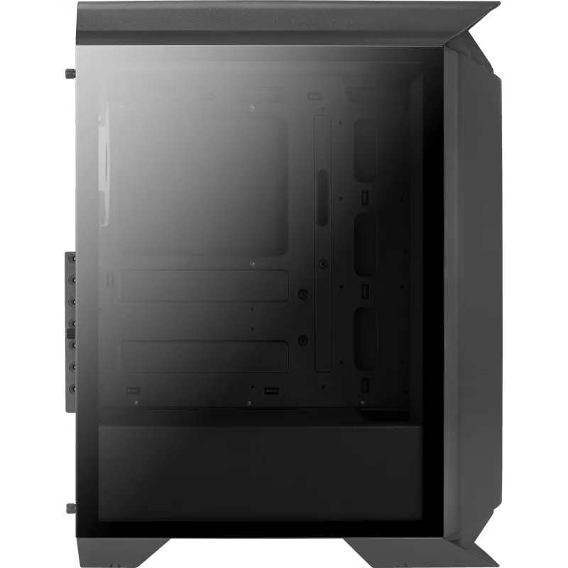 Caixa de gaming Aerocool GLADIATOR DUO ATX 3x ventoinhas ARGB 12cm, Midi Tower, PC, preto, ATX, micro ATX, Mini-ITX, ABS, SPCC, Gaming