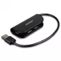 Hub de interfaces Axagon HUE-X4B USB 2.0 480 Mbit/s preto