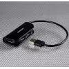 Hub de interfaces Axagon HUE-X4B USB 2.0 480 Mbit/s preto