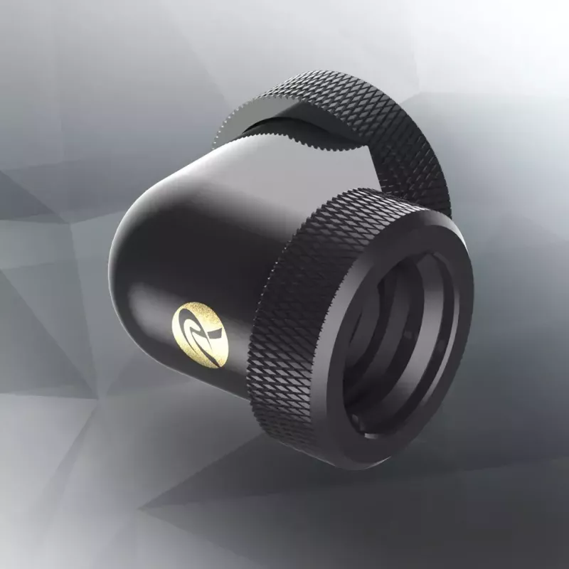 Conector RAIJINTEK PELIAS latão preto 23mm x 23mm x 33mm