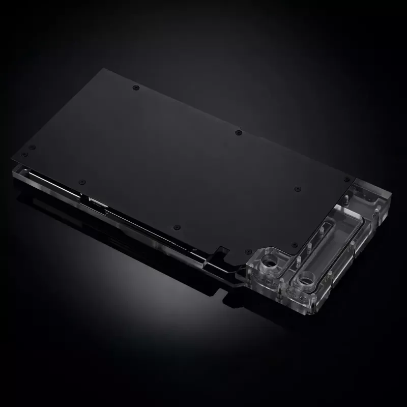 Refrigerador de água + backplate Phanteks Glacier G40 acrílico cobre preto transparente