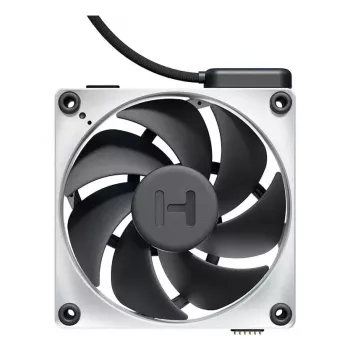 Ventoinha HYTE THICC FP12 12 cm preta branca 3000 rpm
