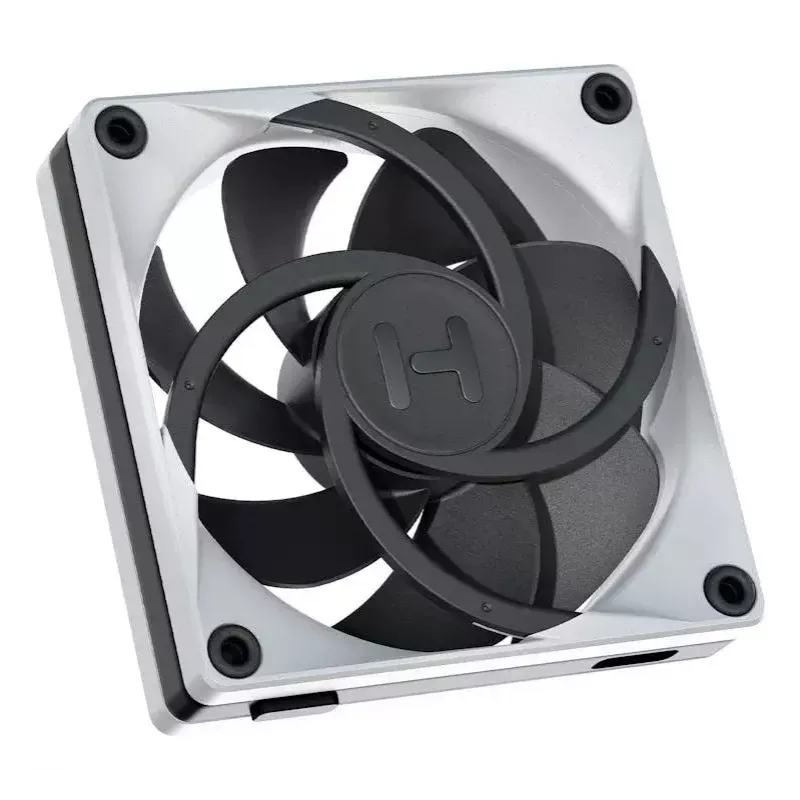 Ventoinha HYTE THICC FP12 12 cm preta branca 3000 rpm