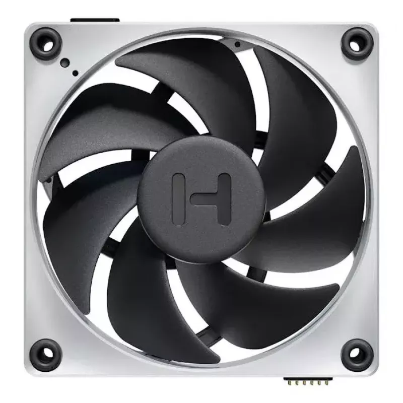 Ventoinha HYTE THICC FP12 12 cm preta branca 3000 rpm