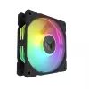 Ventoinhas de caixa ASUS TUF Gaming TR120 ARGB Reverse 90DA00D0-B09020 (3 un.), 120 mm, PWM, rolamento hidráulico, pretas