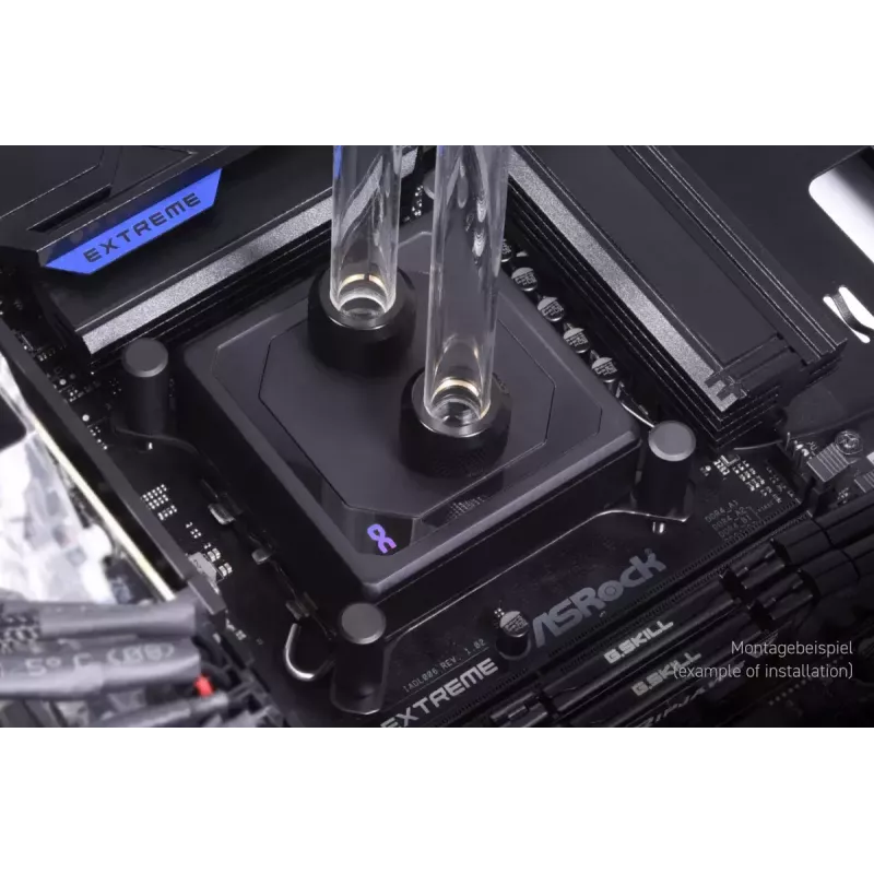 Refrigerador de água Alphacool 13082 latão cobre preto 70mm