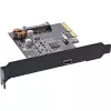 Placa de interface InLine 76660F, PCIe x4, USB 3.2 Gen 2x2 (20 Gb/s), 1x USB-C, perfil baixo